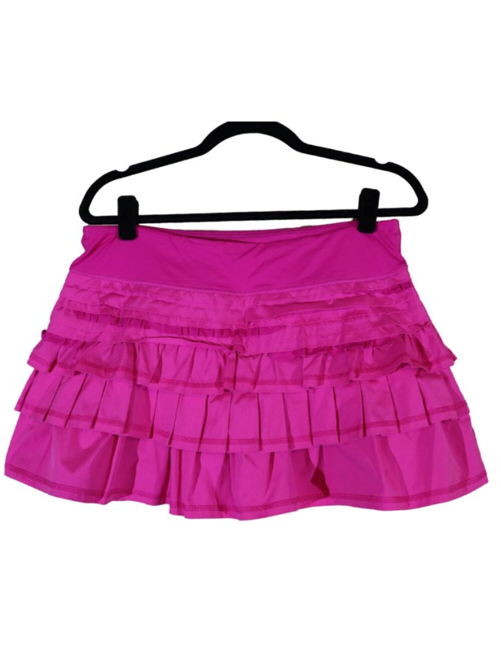 Lululemon Back on Track Ruffle Athletic Skirt Skort Pink Size 8 Like New